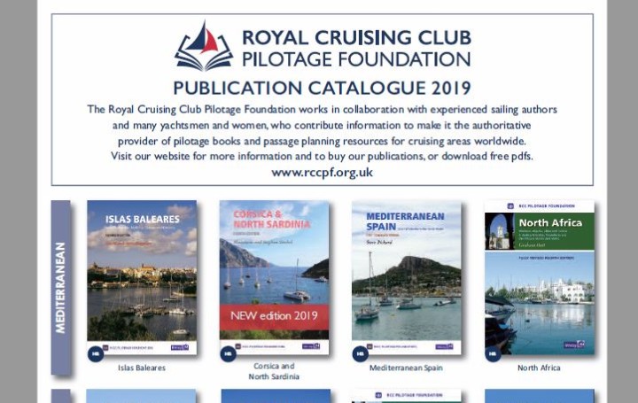 Royal Cruising Club Pilotage Foundation Catalogue
